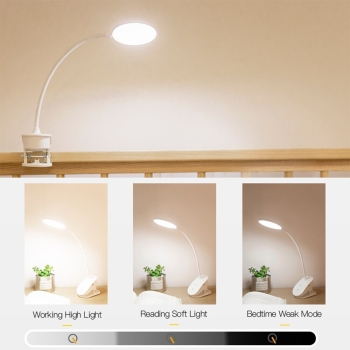Bezprzewodowa lampa LED klips wył. dotyk 3 tryby [22090000247]